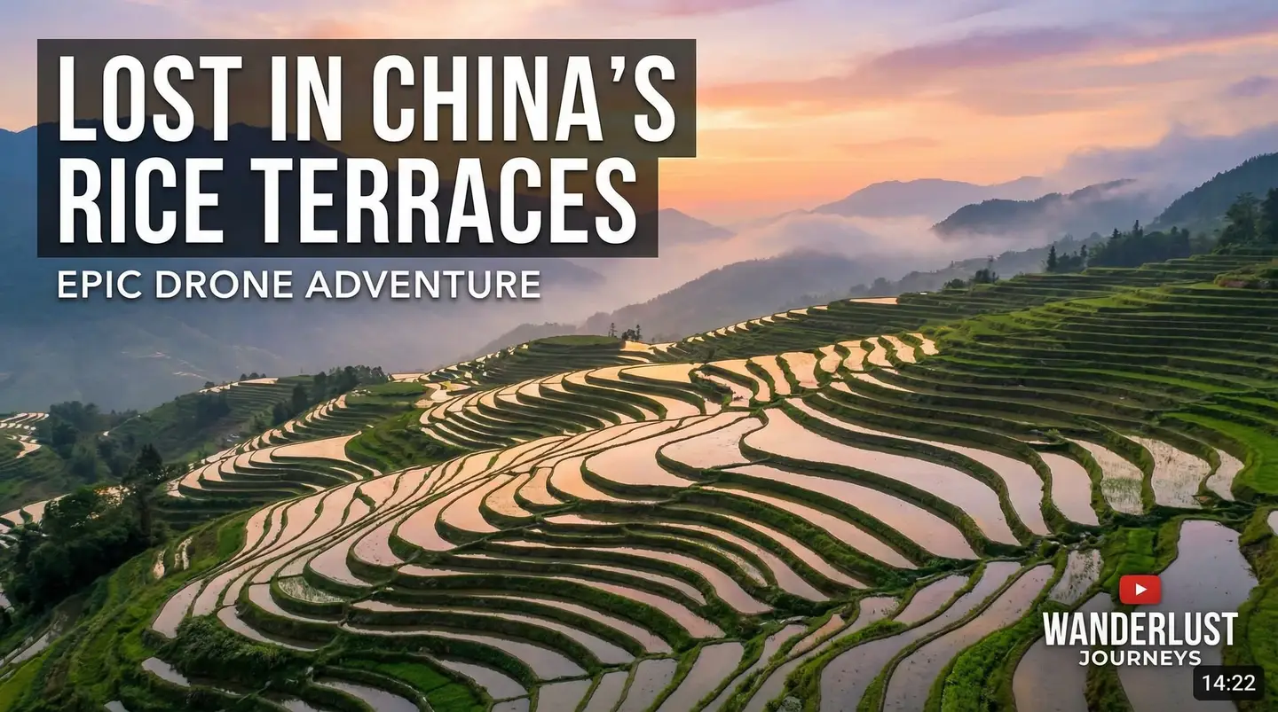 云南梯田航拍 - 茄子视频 茄子视频旅行区